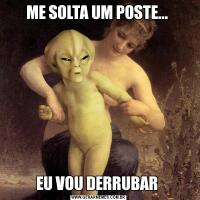 ME SOLTA UM POSTE... EU VOU DERRUBAR 