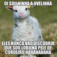 OI SOU NINHA A OVELINHAELES NUNCA VAO DISCOBRIR QUE SOU LOBO NA PELE DE CORDEIRO HAHAHAHAHA
