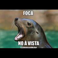 FOCA NO À VISTA