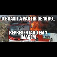 O BRASIL A PARTIR DE 1889..REPRESENTADO EM 1 IMAGEM