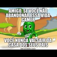 AMIGO, SE VOCÊ NÃO ABANDONAR ESSA VIDA GAMERVOCÊ NUNCA VAI SAIR DA CASA DOS SEUS PAIS