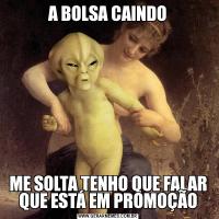 A BOLSA CAINDOME SOLTA TENHO QUE FALAR QUE ESTÁ EM PROMOÇÃO