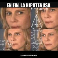 EN FIN, LA HIPOTENUSA
