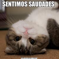 SENTIMOS SAUDADES 