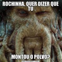 ROCHINHA, QUER DIZER QUE TUMONTOU O POLVO?