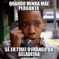 QUANDO MINHA MÃE PERGUNTA SE EU TIREI O FRANGO DA GELADEIRA