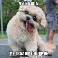 VÉI NA BOAME TRAZ UM CHOPP AE