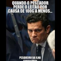 QUANDO O PESCADOR PERDE O LEITÃO POR CAUSA DE 100G A MENOS...PESQUEIRO DA ILHA