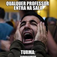 QUALQUER PROFESSOR  ENTRA NA SALATURMA: