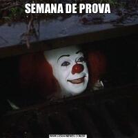 SEMANA DE PROVA