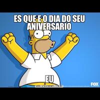 ES QUE E O DIA DO SEU ANIVERSARIOEU