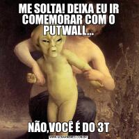 ME SOLTA! DEIXA EU IR COMEMORAR COM O PUTWALL...NÃO,VOCÊ É DO 3T