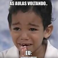 AS AULAS VOLTANDO..EU: