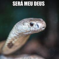 SERÁ MEU DEUS 