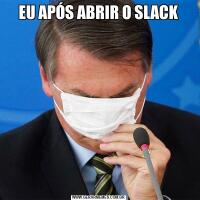 EU APÓS ABRIR O SLACK