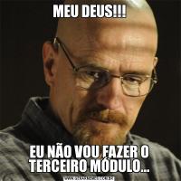 MEU DEUS!!!EU NÃO VOU FAZER O TERCEIRO MÓDULO...