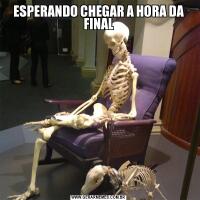 ESPERANDO CHEGAR A HORA DA FINAL