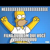 HEEEEEEEEEEEEEEEEEEEEEEEEFILHA QUE BOM QUE VOCÊ VOLTOUUUUUU