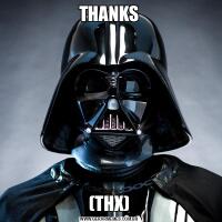 THANKS(THX)