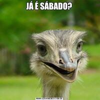 JÁ É SÁBADO?