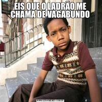 EIS QUE O LADRÃO ME CHAMA DE VAGABUNDO