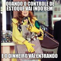 QUANDO O CONTROLE DE ESTOQUE VAI INDO BEM E O DINHEIRO VAI ENTRANDO 