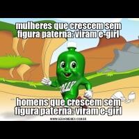 mulheres que crescem sem figura paterna: viram e-girlhomens que crescem sem figura paterna: viram e-girl