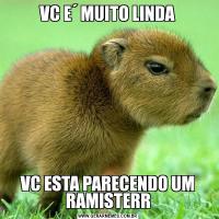 VC E´ MUITO LINDAVC ESTA PARECENDO UM RAMISTERR