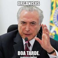 ORGANISYSBOA TARDE.