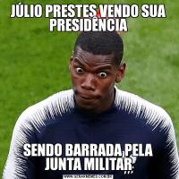 JÚLIO PRESTES VENDO SUA PRESIDÊNCIASENDO BARRADA PELA JUNTA MILITAR