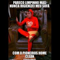 PAREÇO LIMPINHO MAS NUNCA HIGIENIZEI MEU SOFÁCOM O PIONEIROS HOME CLEAN