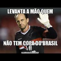 LEVANTA A MÃO QUEM NÃO TEM COPA DO BRASIL !!