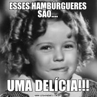 ESSES HAMBÚRGUERES SÃO....UMA DELÍCIA!!!
