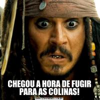 CHEGOU A HORA DE FUGIR PARA AS COLINAS!