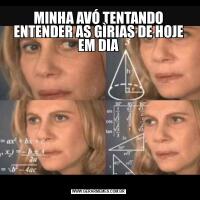 MINHA AVÓ TENTANDO ENTENDER AS GÌRIAS DE HOJE EM DIA