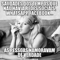 SAUDADES DOS TEMPOS QUE NÃO HAVIA REDES SOCIAIS, WHATSAPP, FACEBOOK...AS PESSOAS NAMORAVAM DE VERDADE