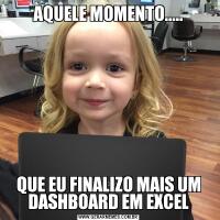 AQUELE MOMENTO.....QUE EU FINALIZO MAIS UM DASHBOARD EM EXCEL