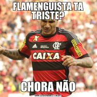 FLAMENGUISTA TA TRISTE?CHORA NÃO