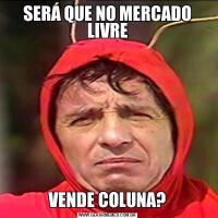 SERÁ QUE NO MERCADO LIVREVENDE COLUNA?