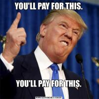 YOU'LL PAY FOR THIS.
YOU'LL PAY FOR THIS.
