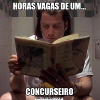 HORAS VAGAS DE UM...CONCURSEIRO