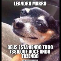 LEANDRO MARRADEUS ESTÁ VENDO TUDO ISSO QUE VOCÊ ANDA FAZENDO