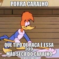 PORRA CARALHO
QUE TIPO DE RAÇA É ESSA ???
MÃO SECA DO CARALHO