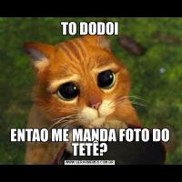 TO DODOIENTAO ME MANDA FOTO DO TETÊ?