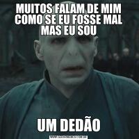 MUITOS FALAM DE MIM COMO SE EU FOSSE MAL MAS EU SOUUM DEDÃO