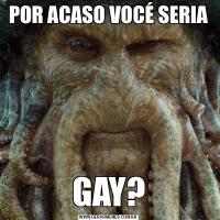 POR ACASO VOCÉ SERIAGAY?