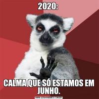 2020: CALMA QUE SÓ ESTAMOS EM JUNHO.