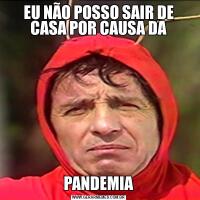 EU NÃO POSSO SAIR DE CASA POR CAUSA DAPANDEMIA