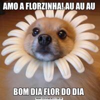 AMO A FLORZINHA! AU AU AUBOM DIA FLOR DO DIA 