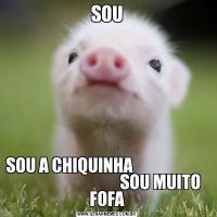 SOUSOU A CHIQUINHA                                                         SOU MUITO FOFA